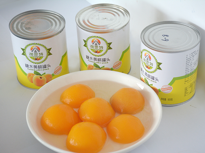 糖水黃桃罐頭